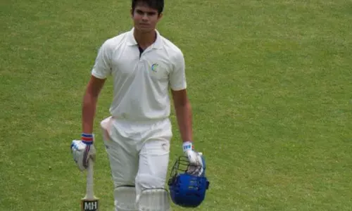 അച്ഛന്റെ വഴിയെ മകനും? അരങ്ങേറ്റ മത്സരത്തില്‍ പൂജ്യത്തിന് പുറത്തായി അര്‍ജുന്‍ തെണ്ടുല്‍ക്കര്‍ 