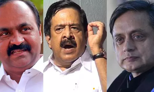 ഹിന്ദു പാകിസ്താന്: ശശി തരൂരിനെ പിന്തുണച്ച് ചെന്നിത്തലയും വിഡി സതീശനും ഹിന്ദു പാകിസ്താന്: ശശി തരൂരിനെ പിന്തുണച്ച് ചെന്നിത്തലയും വിഡി സതീശനും