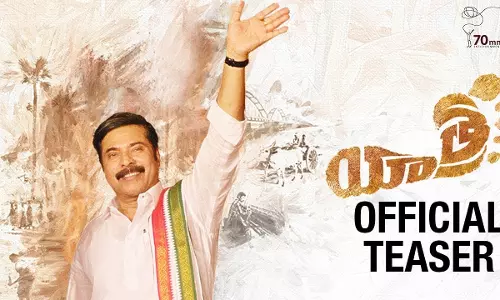 മമ്മുട്ടി വൈ.എസ്.ആറാവുന്ന ‘യാത്ര’യുടെ ടീസറിന് വന്‍വരവേല്‍പ്പ്