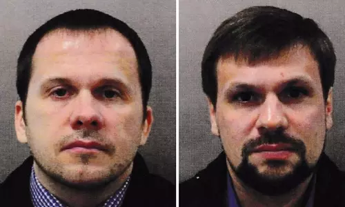 ചാരനെതിരായ രാസായുധ പ്രയോഗം; രണ്ട് റഷ്യന്‍ പൗരന്‍മാര്‍ക്കെതിരെ ബ്രിട്ടന്‍ കുറ്റം ചുമത്തി