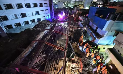 ചെന്നൈയില്‍ നിർമാണത്തിലിരുന്ന കെട്ടിടം തകർന്ന് ഒരു മരണം