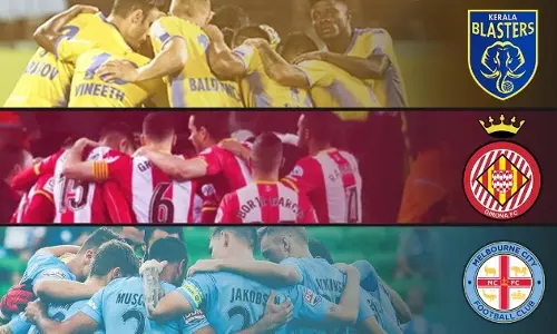 കൊച്ചിയില് ‘ലാ ലിഗ’; മെല്ബണ്സിറ്റി എഫ്.സിയെ നേരിടാന് ബ്ലാസ്റ്റേഴ്സ് കൊച്ചിയില് ‘ലാ ലിഗ’; മെല്ബണ്സിറ്റി എഫ്.സിയെ നേരിടാന് ബ്ലാസ്റ്റേഴ്സ്