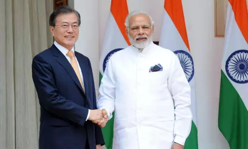 ഇന്ത്യ - ദക്ഷിണ കൊറിയ സഹകരണം മെച്ചപ്പെടുത്താന്‍ ധാരണ; 11 കരാറുകളില്‍ ഒപ്പുവെച്ചു