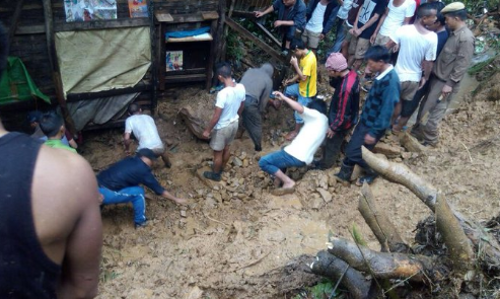 മഴക്കെടുതി തുടരുന്നു; മണിപ്പൂരിലുണ്ടായ മണ്ണിടിച്ചിലില്‍ 9 പേര്‍ മരിച്ചു