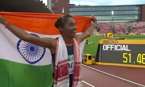 ലോക അത്ലറ്റിക് ചാമ്പ്യൻഷിപ്പിൽ സ്വര്ണ നേട്ടത്തോടെ ഹിമ ലോക അത്ലറ്റിക് ചാമ്പ്യൻഷിപ്പിൽ സ്വര്ണ നേട്ടത്തോടെ ഹിമ