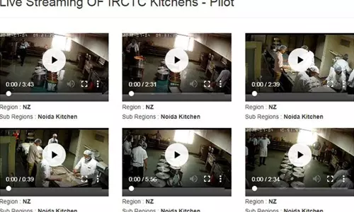 റെയില്‍വേയുടെ അടുക്കളയില്‍ എന്താണ് നടക്കുന്നത്? ഇനി തത്സമയം കാണാം