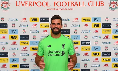 അലിസന്‍ ഇനി ലോകത്തിലെ ഏറ്റവും വിലയേറിയ ഗോളി; ബ്രസീല്‍ താരം ലിവര്‍പൂളില്‍