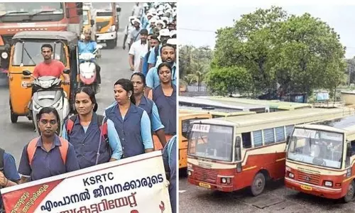 കെ.എസ്.ആര്‍.ടി.സി എംപാനല്‍ ജീവനക്കാരുടെ സമരം മൂന്നാം ദിവസത്തില്‍  