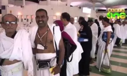 ഹാജിമാരെ സ്വീകരിക്കാനുള്ള ഒരുക്കത്തില്‍ മലയാളി വളണ്ടിയര്‍മാര്‍