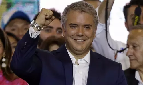 കൊളംബിയയുടെ പ്രസിഡന്റായി ഇവാന്‍ ഡ്യൂക്ക് ഇന്ന് സത്യപ്രതിജ്ഞ ചെയ്ത് അധികാരമേല്‍ക്കും