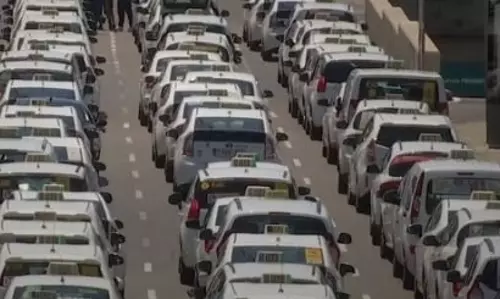 സ്പെയിനില്‍ ഓണ്‍ലൈന്‍ ടാക്സി കമ്പനികള്‍ക്കെതിരായ സമരം  ശക്തമാകുന്നു 