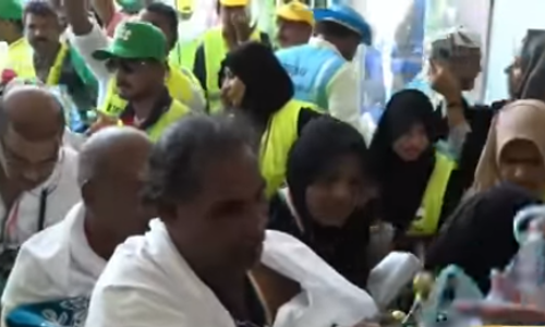 മലയാളി ഹാജിമാരുടെ ആദ്യ സംഘം ജിദ്ദയിലെത്തി