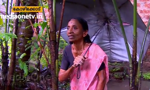 വെള്ളത്താല്‍ ചുറ്റപ്പെട്ട വീട്ടില്‍ ഒറ്റപ്പെട്ട് സരോജിനി; വീടിന് പുറത്തിറങ്ങിയത് ഒരു മാസം മുന്‍പ്  