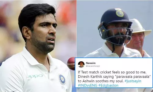 കളിക്കളത്തില്‍ തമിഴ് പറഞ്ഞ് കാര്‍ത്തികും, അശ്വിനും