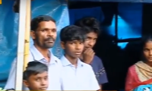 ഷീറ്റ് മറച്ച കുടിലില്‍ ഭീതിയോടെ ഐസകും കുടുംബവും; കോടതി വിധിയെ തുടര്‍ന്ന് കുടിയിറക്കപ്പെട്ട ദലിത് കുടുംബം ദുരിതത്തില്‍