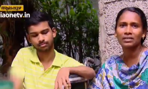 അംഗവൈകല്യം ബാധിച്ച് നടക്കാന്‍ പോലും കഴിയാത്ത അജേഷിന് താങ്ങായി സ്നേഹസ്പര്‍ശം