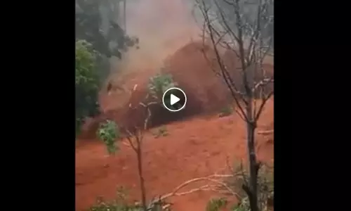 കണ്ണൂര്‍ അമ്പായത്തോട് നിന്നുള്ള ഉരുള്‍ പൊട്ടലിന്റെ ദൃശ്യം