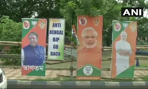 അമിത് ഷാ ഇങ്ങോട്ട് വരണ്ട: ബംഗാളില്‍ ഗോ ബാക്ക് പോസ്റ്ററുകള്‍