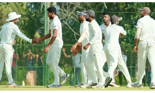 രഞ്ജി ട്രോഫി; കേരളത്തിനെതിരെ ഗുജറാത്തിന് 195 റണ്‍സ് വിജയലക്ഷ്യം