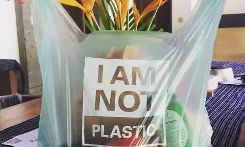 അയാം നോട്ട് പ്ലാസ്റ്റിക്: പ്രകൃതി സൌഹൃദബാഗുകളുമായി ഖത്തര്‍