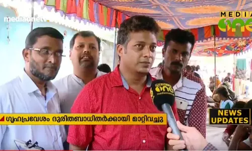 ഗൃഹപ്രവേശത്തിന് കരുതിയ പണം കൊണ്ട് ദുരിതബാധിതർക്ക് ഓണസദ്യയൊരുക്കി നബീൽ