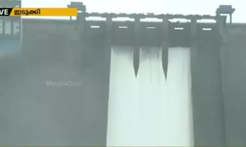 ഇടുക്കിയില്‍ മൂന്ന് ഷട്ടറുകള്‍ തുറന്നു