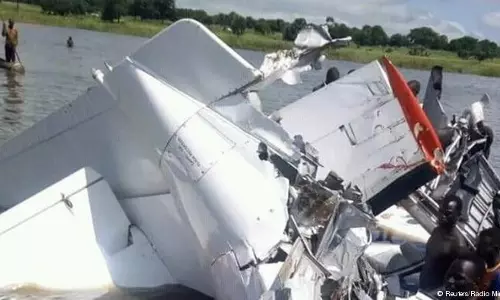 ദക്ഷിണ സുഡാനില്‍ വിമാനപകടം; 21 മരണം