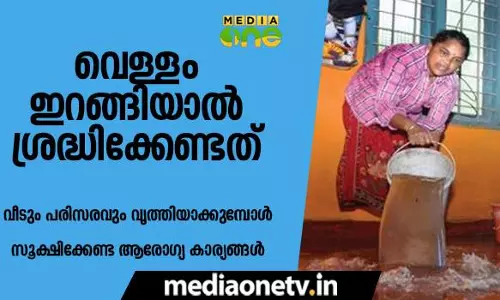 വെള്ളം ഇറങ്ങിയാൽ ശ്രദ്ധിക്കേണ്ടത്