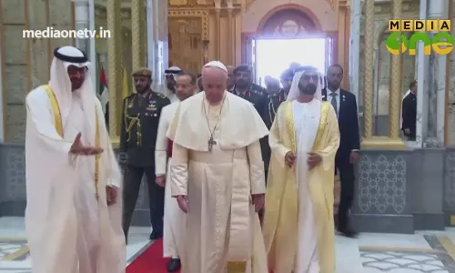 ഫ്രാൻസിസ് മാർപാപ്പയുടെ UAE സന്ദർശനം 