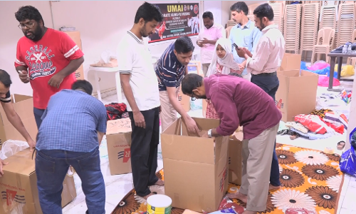 നാട്ടിലെ പ്രളയബാധിതരെ തേടി കുവൈത്തിന്റെ ആദ്യ സഹായമെത്തി