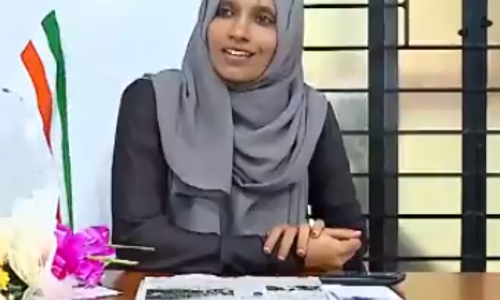 ഹജ്ജ് കമ്മിറ്റിയിലെ ആദ്യ വനിത അംഗമായി തെരഞ്ഞെടുക്കപ്പെട്ടതിന്റെ ആഹ്ലാദത്തില്‍ സുലൈഖ