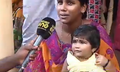 കേക്കും വര്‍ണ്ണക്കടലാസുമൊക്കെയായി ദുരിതാശ്വാസ ക്യാമ്പില്‍ അമൃതക്ക് നിറപ്പകിട്ടോടെ ഒന്നാം പിറന്നാള്‍