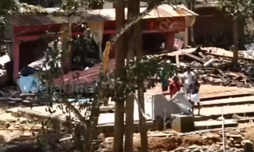 ഇവിടെയുണ്ടായിരുന്നു കഴിഞ്ഞദിവസം വരെ, വീടുകളും കടകളും അംഗനവാടിയും മൃഗാശുപത്രിയും...