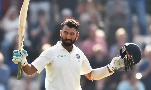 പുജാരക്ക് സെഞ്ചുറി, ഇന്ത്യക്ക് ലീഡ്