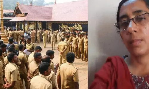 ശബരിമലക്ക് പോവുന്നുണ്ടോ എന്നറിയാൻ പൊലിസ് വീട്ടിൽ; നാണമുണ്ടോയെന്ന് മാധ്യമ പ്രവര്ത്തക ശബരിമലക്ക് പോവുന്നുണ്ടോ എന്നറിയാൻ പൊലിസ് വീട്ടിൽ; നാണമുണ്ടോയെന്ന് മാധ്യമ പ്രവര്ത്തക