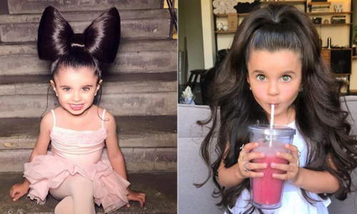 പനങ്കുല മുടിയുള്ള ഈ കുഞ്ഞു മാലാഖയാണ് ഇന്‍സ്റ്റഗ്രാമിലെ താരം 