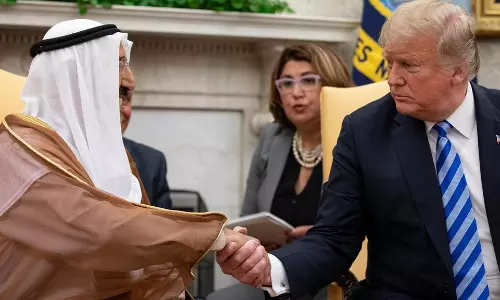 അറബ്- അന്താരാഷ്ട്ര വിഷയങ്ങൾ ചർച്ച ചെയ്ത് കുവൈത്ത് അമീറും അമേരിക്കൻ പ്രസിഡൻറും