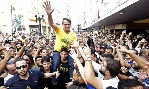 ബ്രസീല്‍ പ്രസിഡന്റ് സ്ഥാനാര്‍ത്ഥിക്ക് തെരഞ്ഞെടുപ്പ് പ്രചരണത്തിനിടെ കുത്തേറ്റു