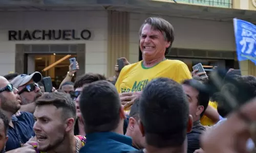 ബ്രസീലില്‍ പ്രസിഡന്‍റ് സ്ഥാനാര്‍ഥിക്ക്  കുത്തേറ്റു 