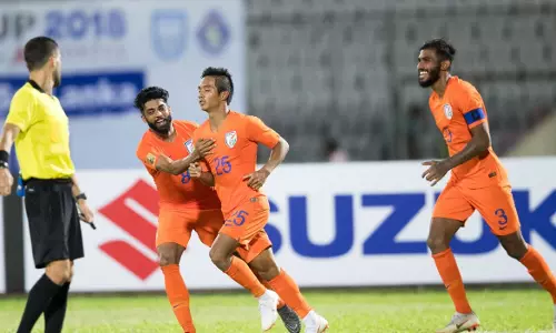 സാഫ് കപ്പ്; മലയാളി ആഷിഖ് ഗോള്‍ നേടി, ഇന്ത്യക്ക് ജയം 