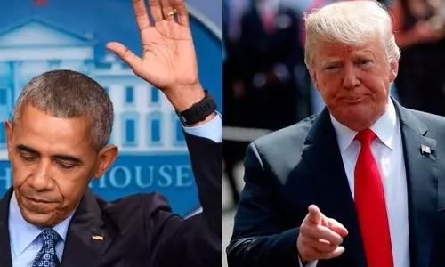 ട്രംപിനെതിരെ  രൂക്ഷ വിമർശനവുമായി മുന്‍ പ്രസിഡണ്ട് ബരാക് ഒബാമ