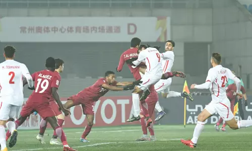 ഏഷ്യാ കപ്പിന് മുന്നോടിയായുള്ള സൗഹൃദ മത്സരത്തില്‍ ഫലസ്തീനെതിരെ ഖത്തറിന് ജയം