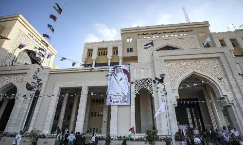 ഫലസ്തീനില്‍ ‘നീതിയുടെ കൊട്ടാരം’ പണികഴിപ്പിച്ച് ഖത്തര്‍