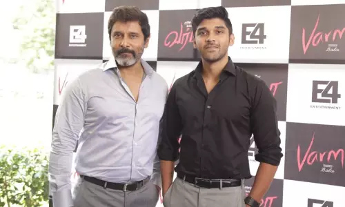 ആദ്യ സിനിമക്ക് ലഭിച്ച പ്രതിഫലം മുഖ്യമന്ത്രിയുടെ ദുരിതാശ്വാസ നിധിയിലേക്ക് നല്‍കി ധ്രുവ് വിക്രം 