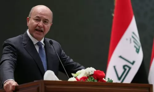 ഇറാഖിലെ പുതിയ പ്രസിഡന്റ് ബര്‍ഹാം സാലിഹിന് അധികാരം കൈമാറി