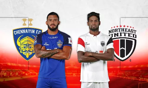 എെ.എസ്.എല്‍: ചെന്നൈയിന്‍ എഫ്.സി ഇന്ന് നോര്‍ത്ത് ഈസ്റ്റ് യുണൈറ്റഡിനെ നേരിടും