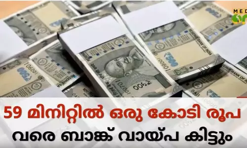 59 മിനിറ്റില്‍ ഒരു കോടി രൂപ വരെ വായ്‍പ കിട്ടും; ചെയ്യേണ്ടത്...  