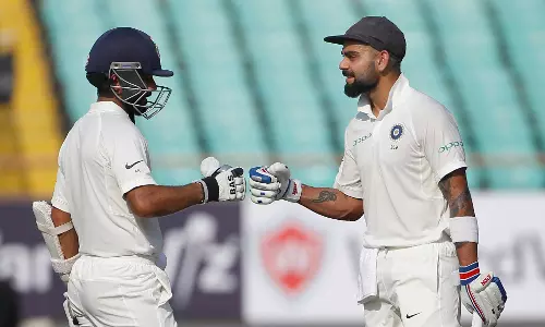 ഇന്ത്യ 649ന് ഡിക്ലയര്‍ ചെയ്തു; വിന്‍ഡീസിന്‌ ബാറ്റിങ് തകര്‍ച്ച