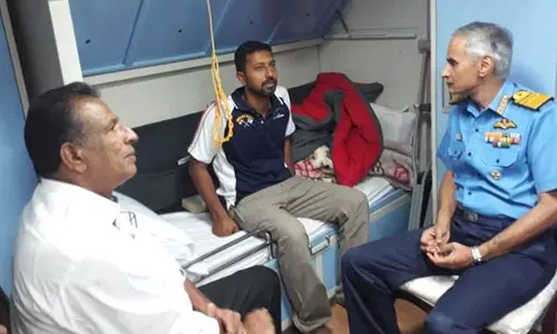 അഭിലാഷ് ടോമി ഇന്ത്യയിലെത്തി