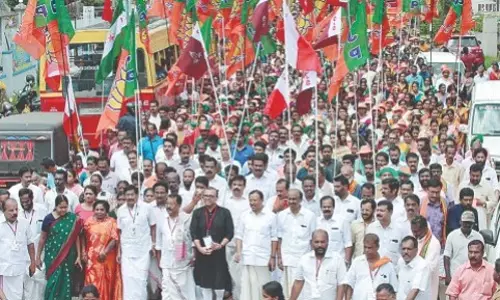 ശബരിമല സംരക്ഷണ യാത്ര ഇന്ന് ആലപ്പുഴയില്‍